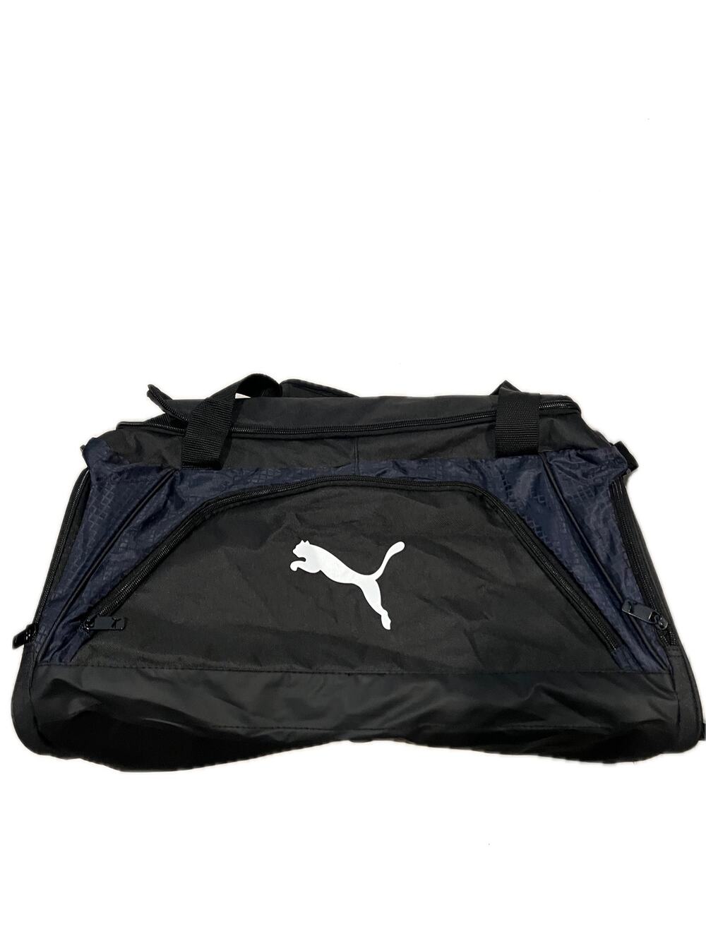 Puma Accelerator Blue Black White Duffel Bag 21"x10.5"x9.5"